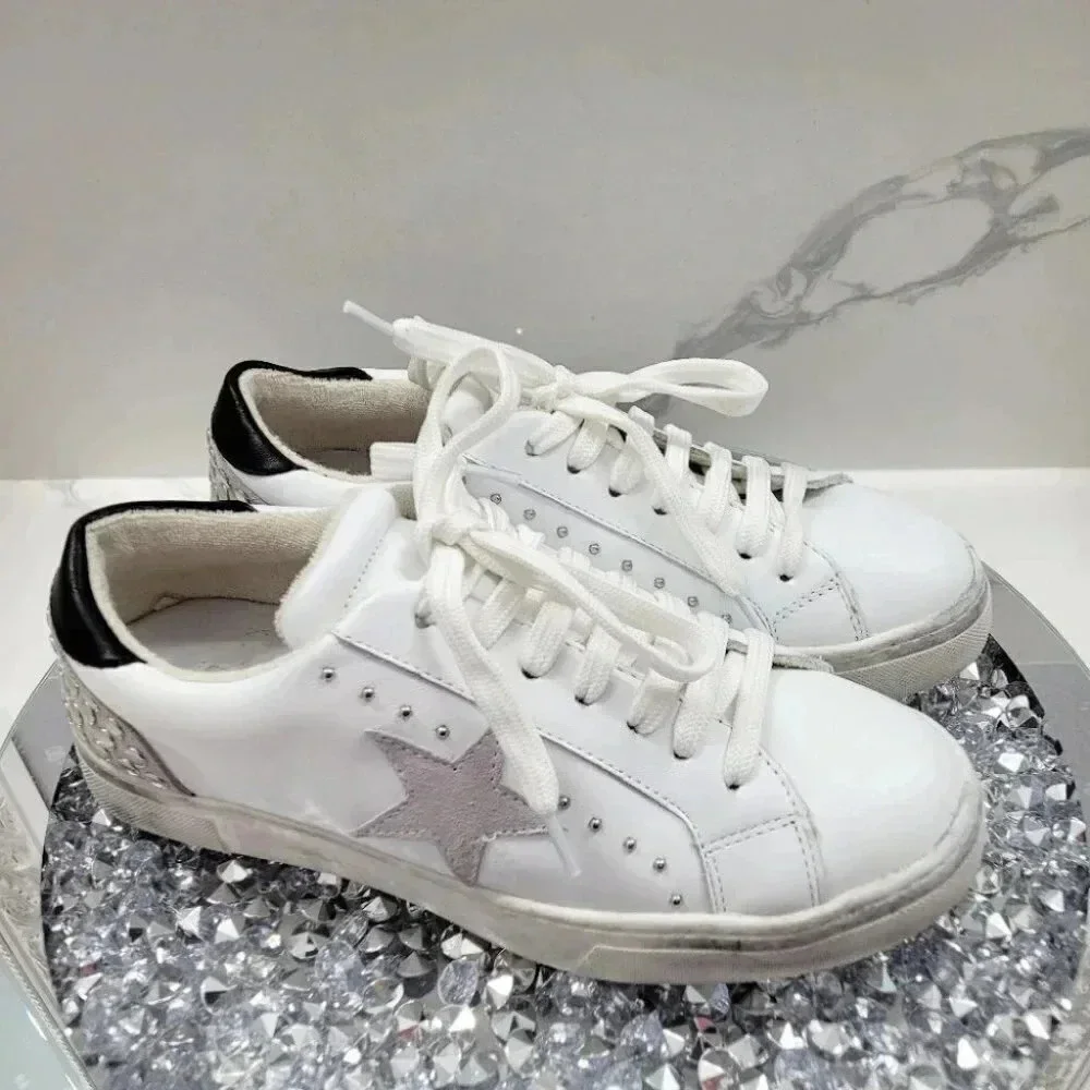NWOT Steven Rubie-S Studded Star Sneakers